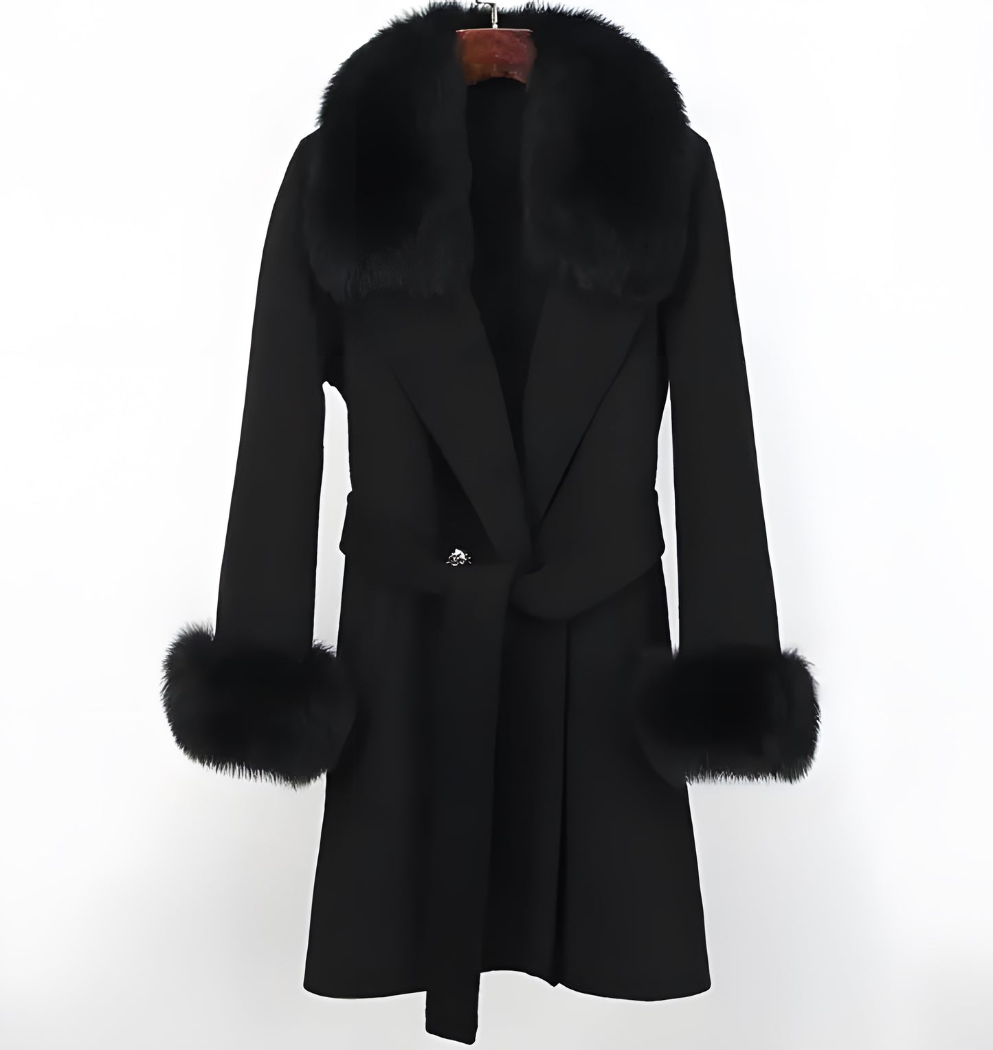 Woolen Long Overcoat