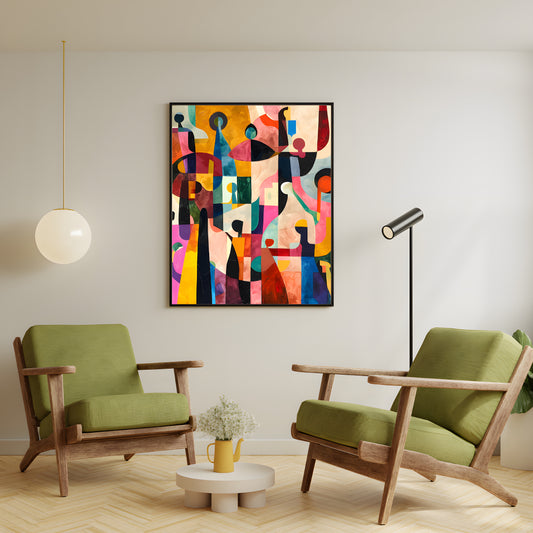 Majestic Composition - Abstract Symphony. Canvas