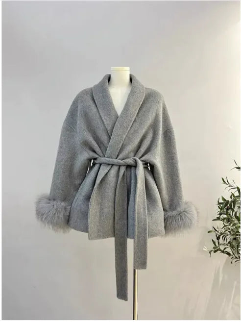 Double-Sided Wool Overcoat