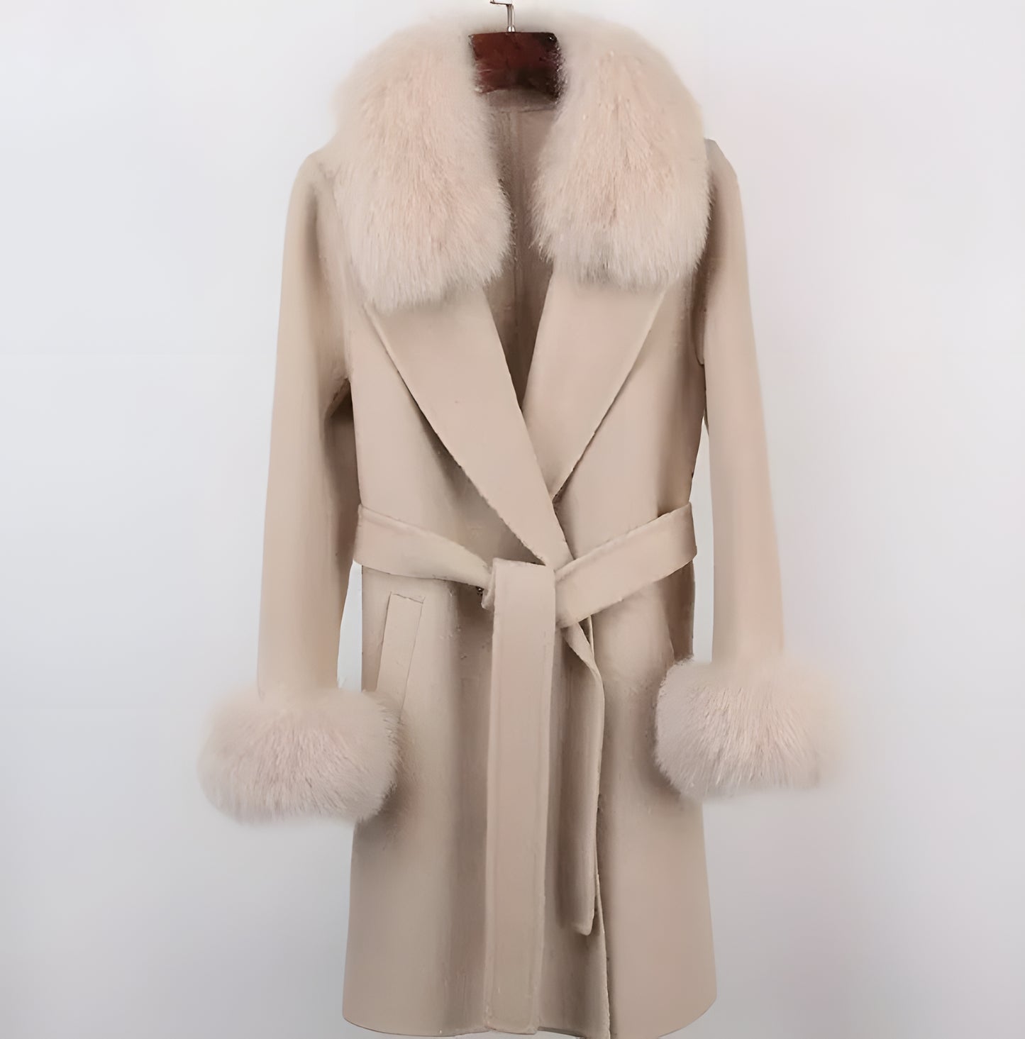 Woolen Long Overcoat